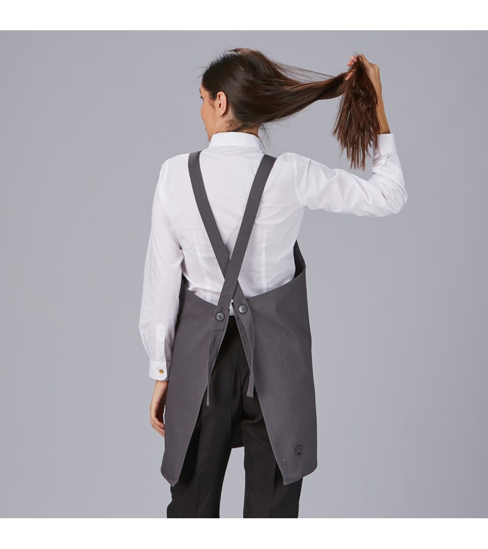 DELANTAL PETO ORGÁNICO NATURE  76x92CM