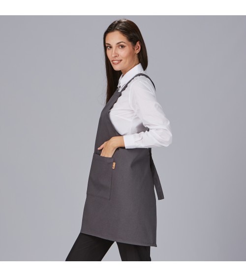 DELANTAL PETO ORGÁNICO NATURE  76x92CM