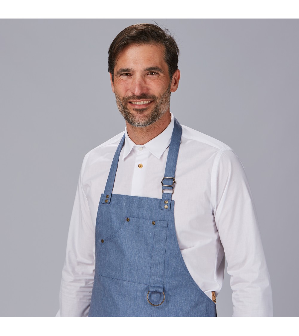 DELANTAL PETO SARGA RECICLADA 86x74