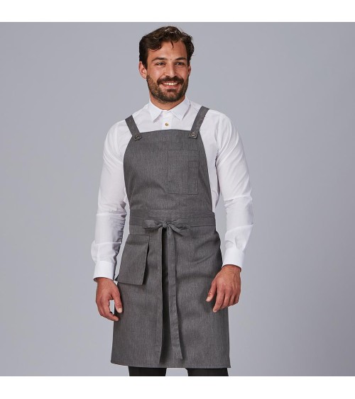 DELANTAL PETO BOLSILLO CARTERA  88X74 CM