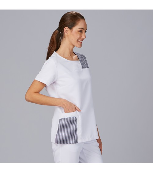 BLUSA MUJER CERRADA 100% POLIÉSTER