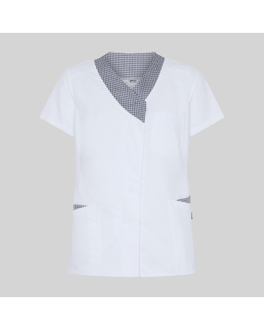 BLUSA MUJER CUELLO PICO 100% POLIESTER