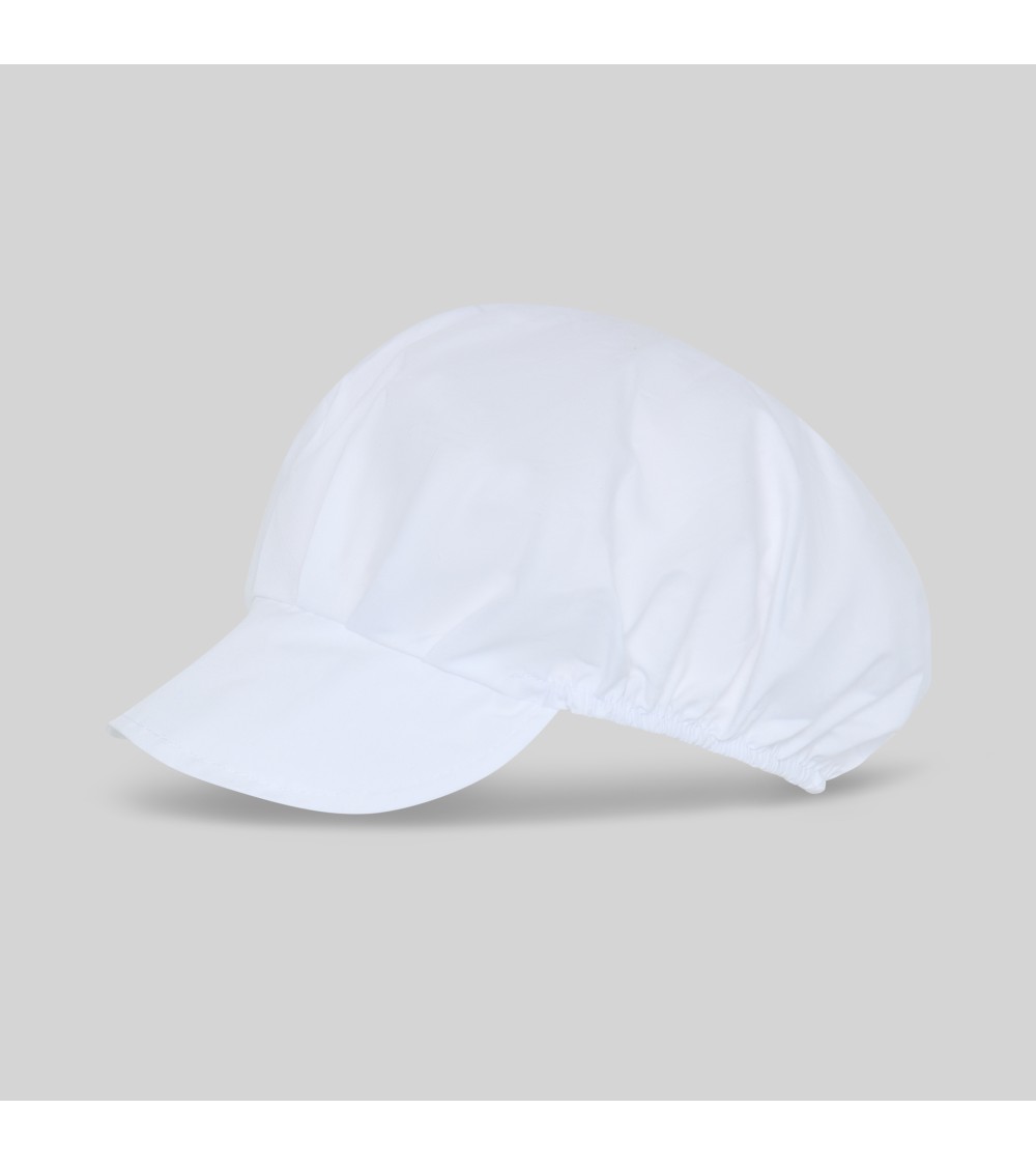 GORRA UNISEX POPELIN BLANCA 35% ALGODÓN