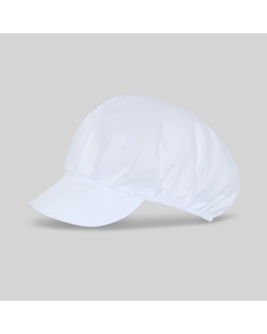 GORRA UNISEX POPELIN BLANCA 35% ALGODÓN