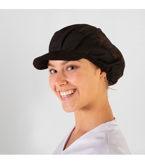 GORRA UNISEX REJILLA Y VISERA RIGIDA 35% ALGODÓN