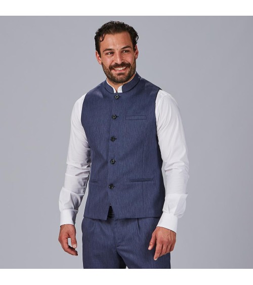 CHALECO MAO BIELASTICO JASPEADO