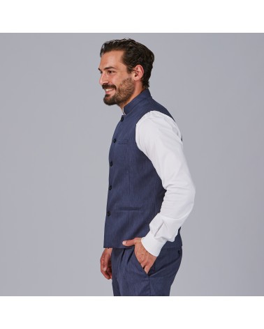 CHALECO MAO BIELASTICO JASPEADO