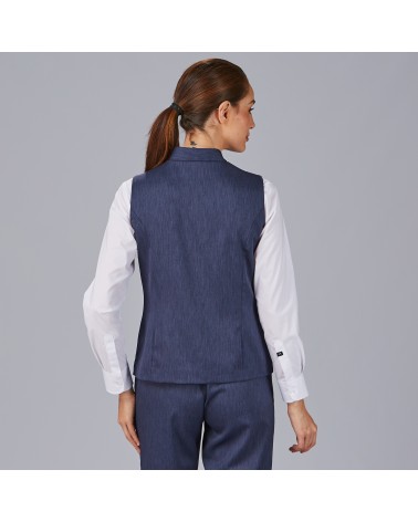 CHALECO MUJER BIELASTICO JASPEADO