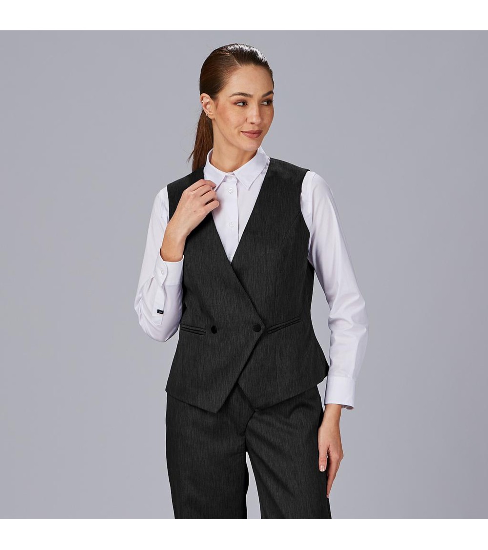 CHALECO MUJER CRUZADO SARGA