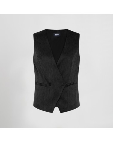 CHALECO MUJER CRUZADO SARGA