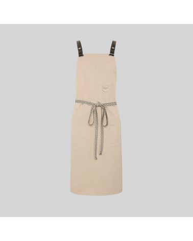 DELANTAL PETO “COMBI PRO” CON OLLADOS Y TIRAS DE CUERO