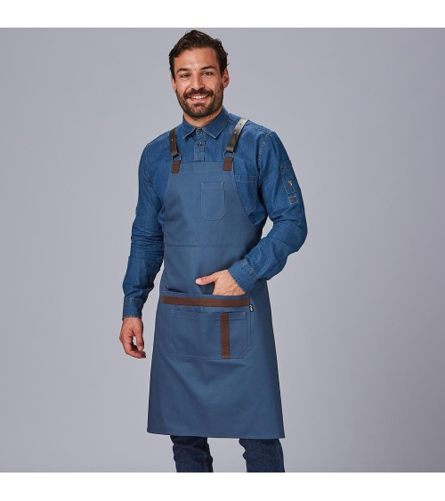 DELANTAL PETO DE PIEL Y ESPIGA: resistencia  estilo para hostelería