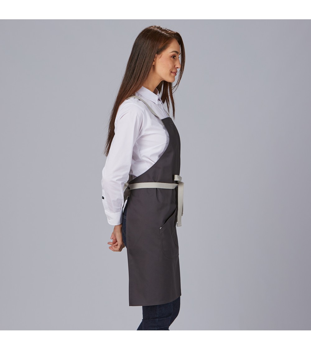 DELANTAL PETO TIRANTES CONTRASTE PROFESIONAL