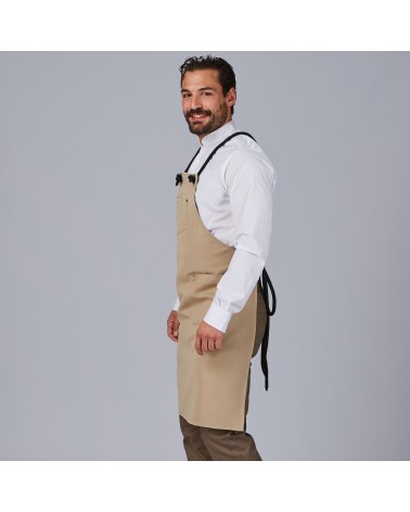 DELANTAL PETO CORDON TRENZADO 100% ACRILICO