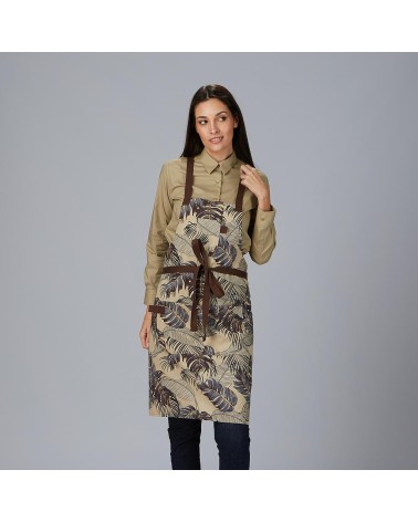 DELANTAL PETO ESTAMPADO UNISEX