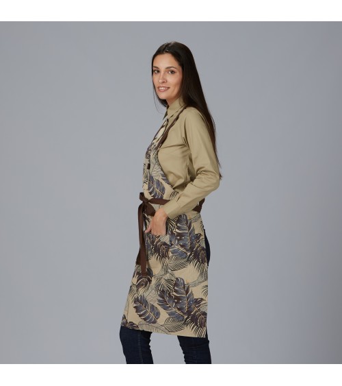 DELANTAL PETO ESTAMPADO UNISEX