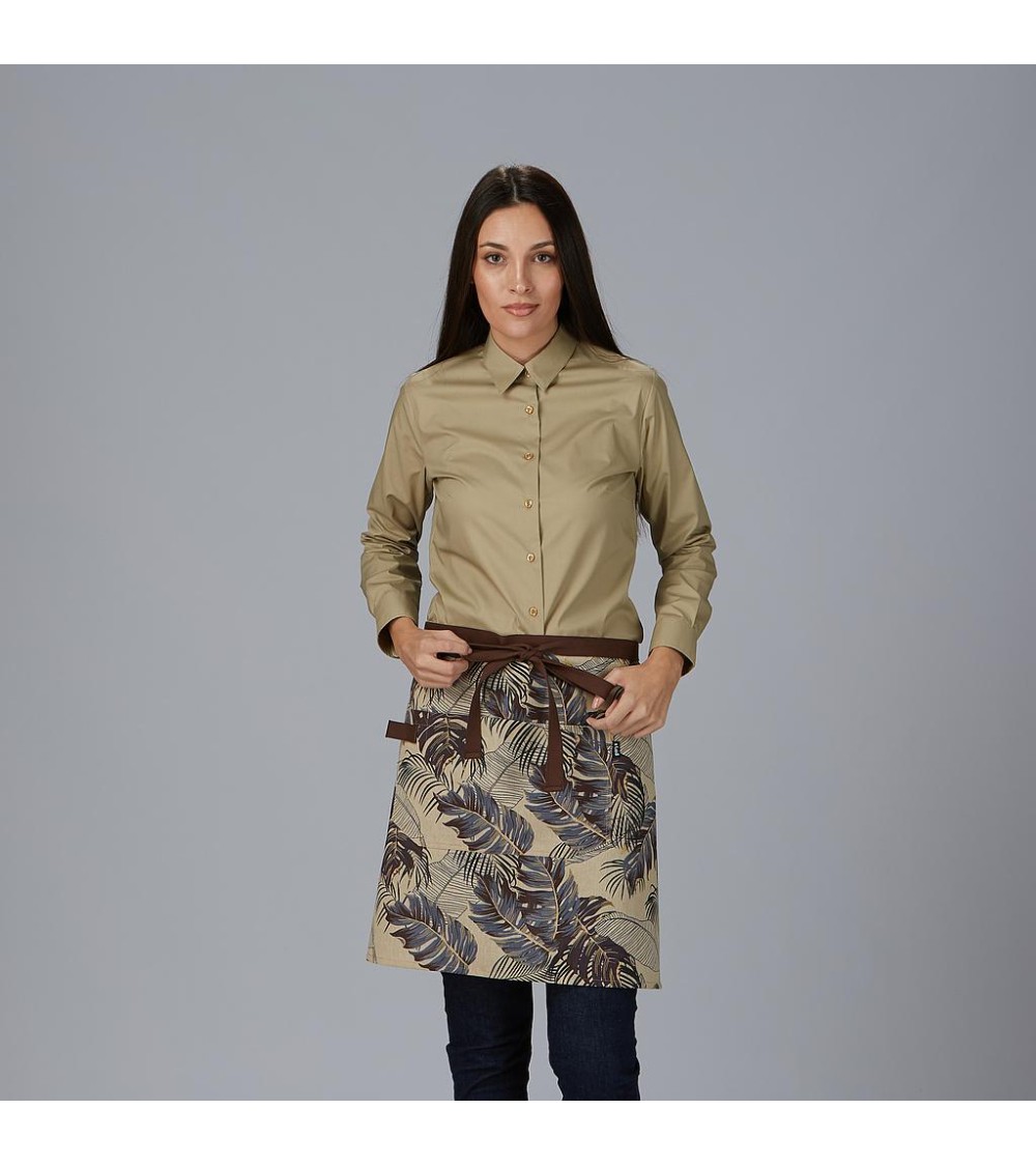 DELANTAL CORTO ESTAMPADO UNISEX