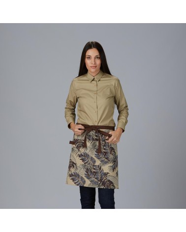 DELANTAL CORTO ESTAMPADO UNISEX