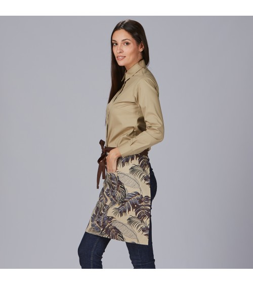 DELANTAL CORTO ESTAMPADO UNISEX