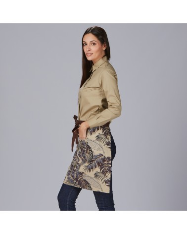 DELANTAL CORTO ESTAMPADO UNISEX