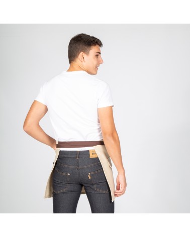 DELANTAL CORTO BEIGE