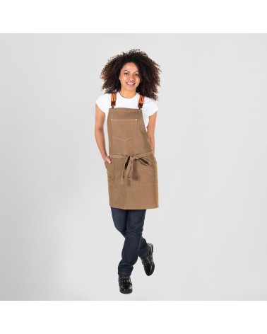 DELANTAL PETO VAQUERO ELÁSTICO 74X80