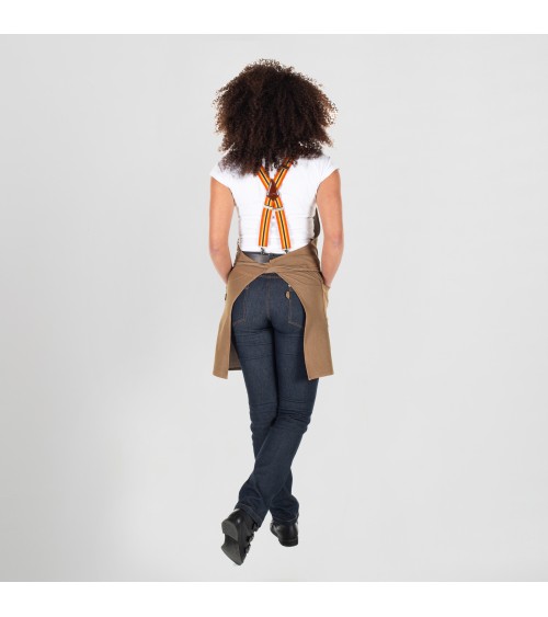 DELANTAL PETO VAQUERO ELÁSTICO 74X80