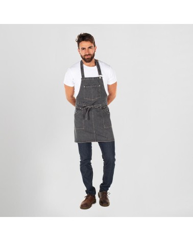 DELANTAL CON PETO JUHA DENIM PRO