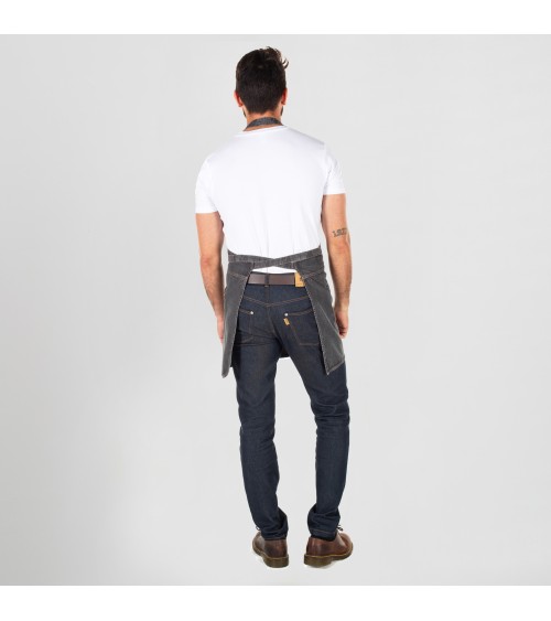 DELANTAL CON PETO JUHA DENIM PRO