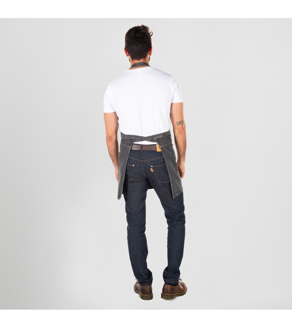 DELANTAL CON PETO JUHA DENIM PRO