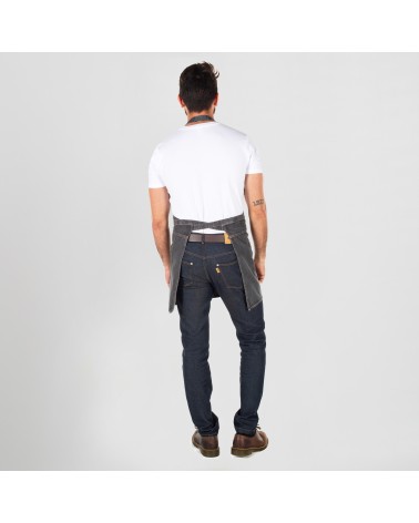 DELANTAL CON PETO DENIM PRO