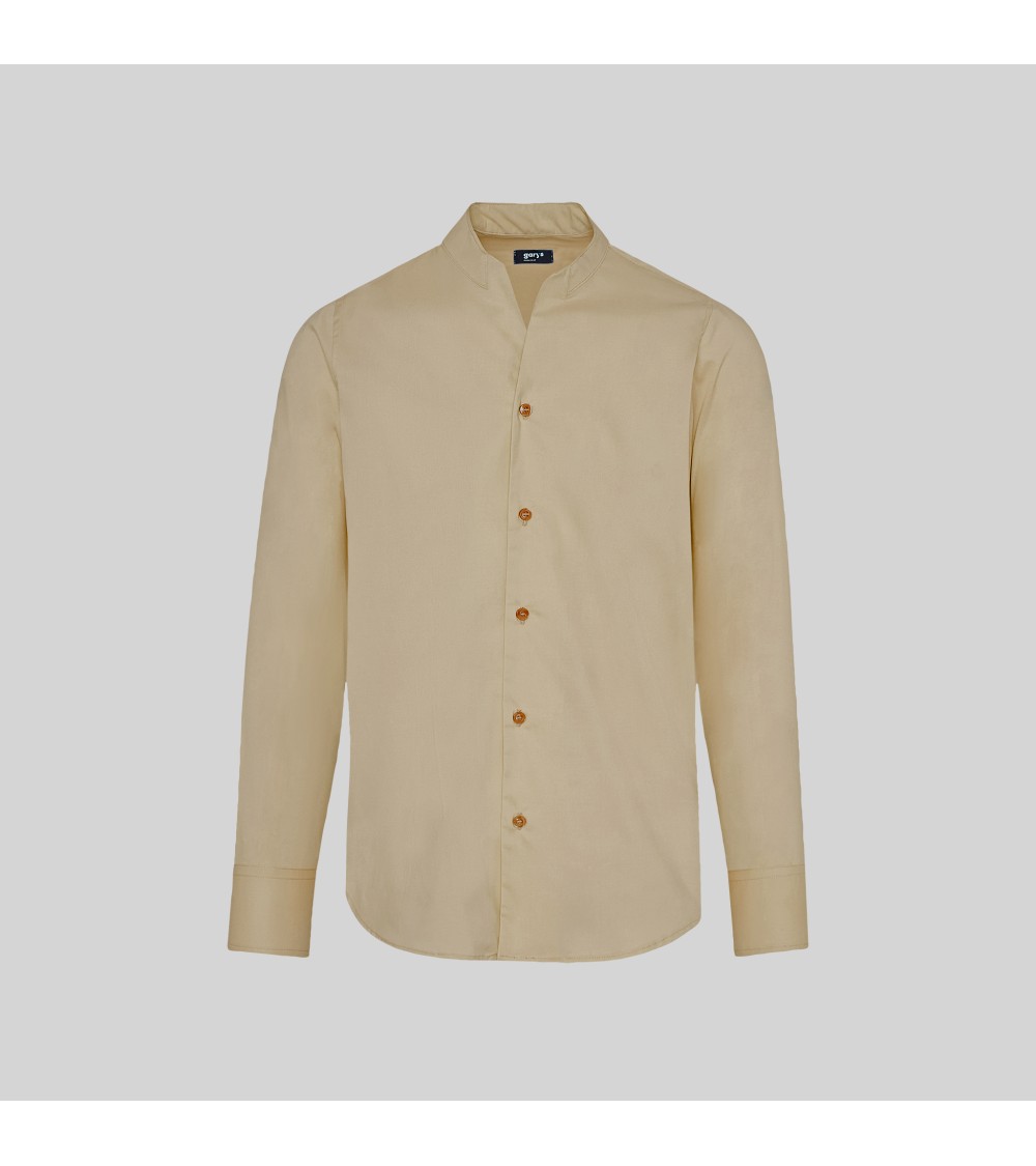 CAMISA HOMBRE CUELLO CHIMENEA SLIM FIT