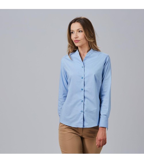 CAMISA CUELLO CHIMENEA MUJER