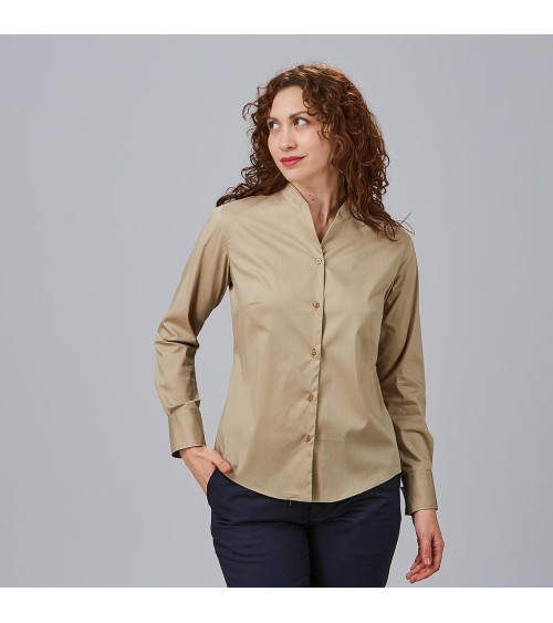 CAMISA CUELLO CHIMENEA MUJER