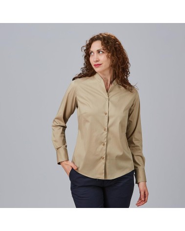 CAMISA CUELLO CHIMENEA MUJER