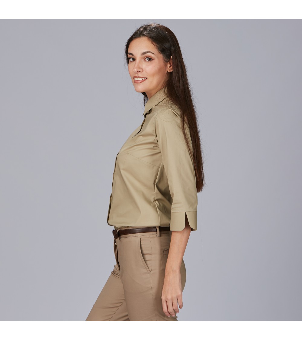 CAMISA MUJER ¾ BEA CLÁSICA