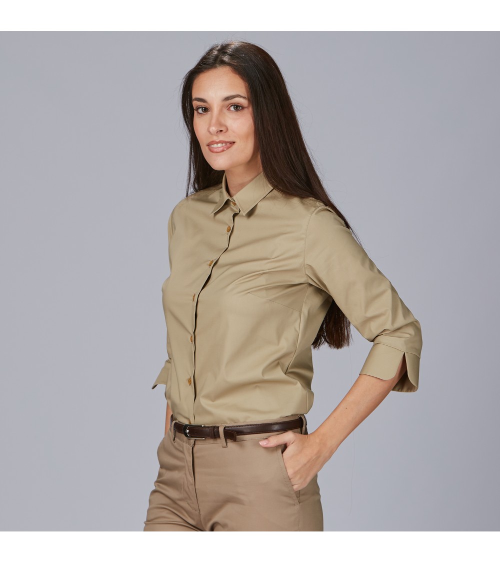 CAMISA MUJER ¾ BEA CLÁSICA