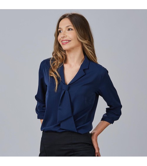 BLUSA MUJER CUELLO SOLAPA