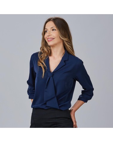 BLUSA MUJER CUELLO SOLAPA