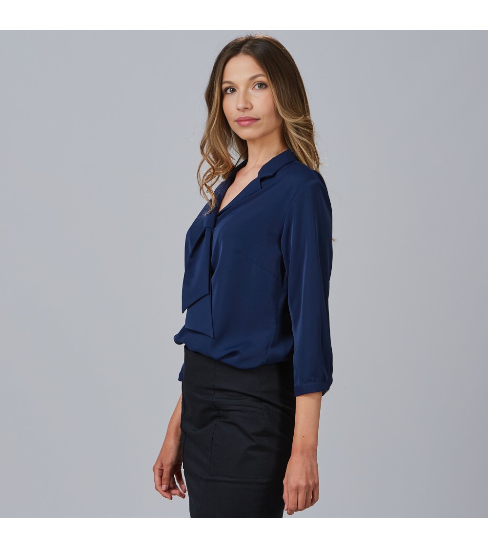 BLUSA MUJER CUELLO SOLAPA