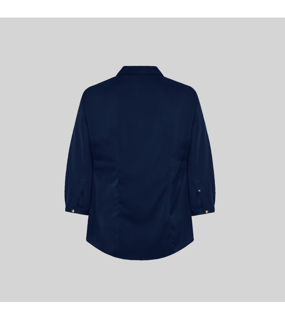 BLUSA MUJER CUELLO SOLAPA