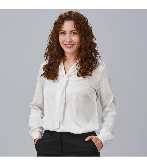 BLUSA SATEN LAZO F/S