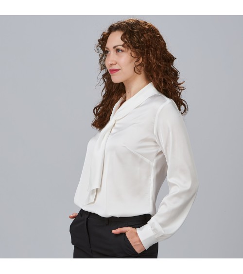 BLUSA SATEN LAZO F/S