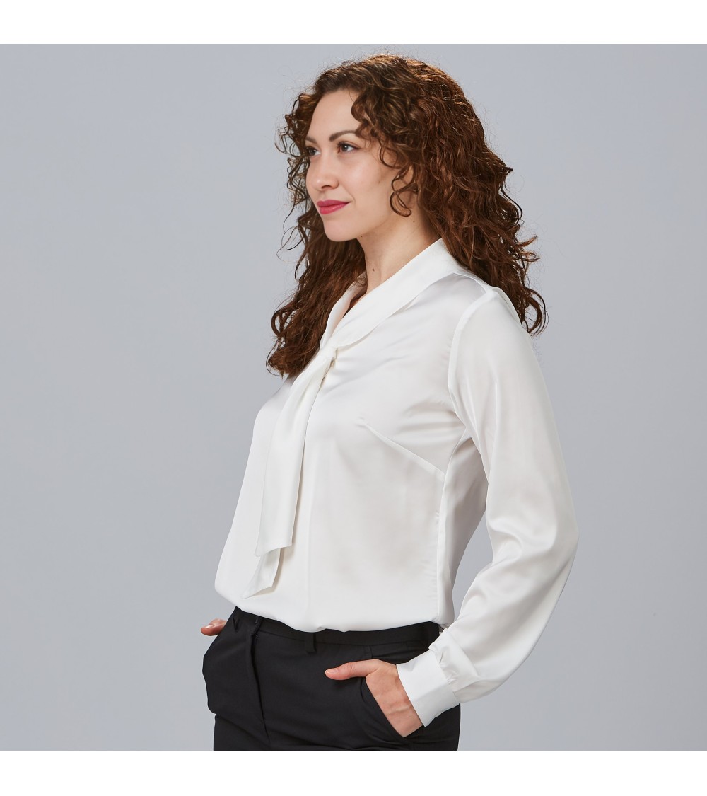 BLUSA SATEN LAZO F/S