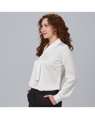 BLUSA SATEN LAZO F/S