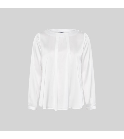 BLUSA SATEN CUELLO REDONDO F/S