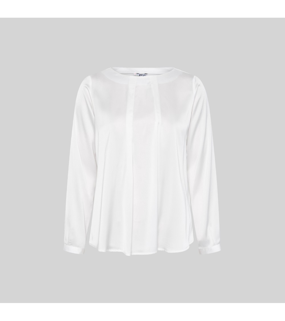 BLUSA SATEN CUELLO REDONDO F/S