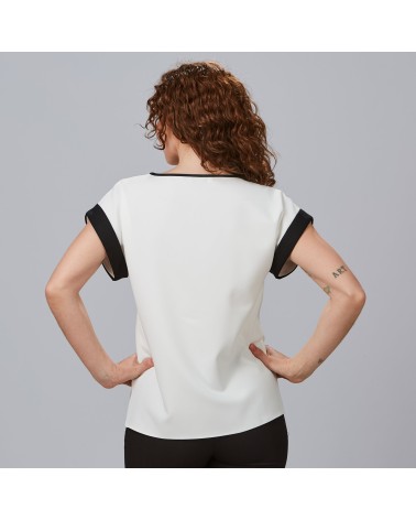 BLUSA MUJER CREPÉ VUELTA