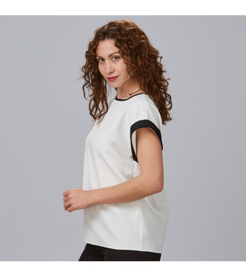BLUSA MUJER CREPÉ VUELTA