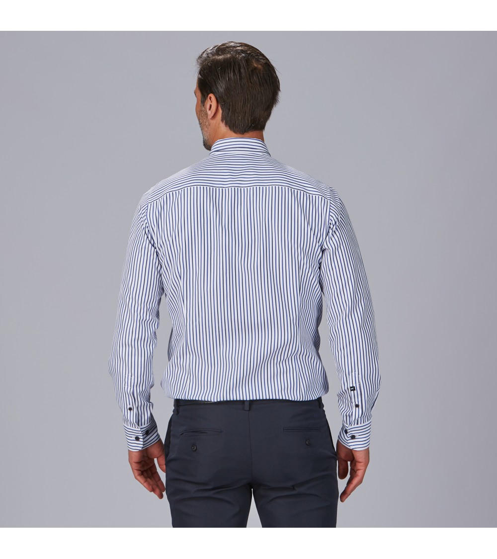 CAMISA HOMBRE RAYAS POPELIN